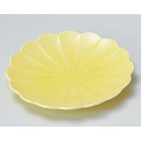 アースモス 美濃焼 小皿 ことはな福寿草銘々皿 薄黄 (4個入)（直送品）