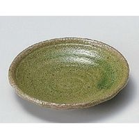 アースモス 美濃焼 小皿 緑釉型入2.5皿 (16個入)（直送品）