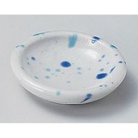 アースモス 美濃焼 小皿 ブルー二色吹小皿 (14個入)（直送品）