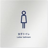 フジタ アパレル向けSimple B-IM1-0104 女子トイレ 平付型アルミ（直送品）