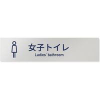 フジタ アパレル向けSimple B-IM1-0204 女子トイレ 平付型アルミ（直送品）