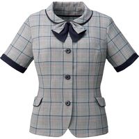 フォーク nuovo オーバーブラウス ネイビー 15号 FB71350-7（直送品）