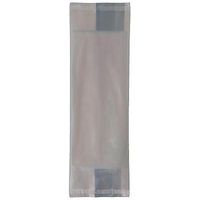 カラーパッケージおしぼり 平判 グレー 1袋（100枚入） 【業務用】  オリジナル