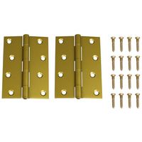 【建築金物】ハイロジック ゴールド蝶番 102mm 2枚入 72619 1パック（2枚入）（直送品）