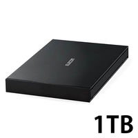 エレコム 外付けSSD/ポータブル/USB3.2（Gen1） 1TB ESD-EJ1000GBK 1個