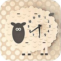 Modern Moose 3D壁掛け時計 Sheep PC024 Sheep（直送品）