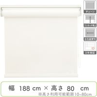 【幅1cm単位】プロ仕様ロールスクリーン幅188cm×高10～80cm＜チェーン式＞ tr4441-188x80-r65 トーソー（直送品）