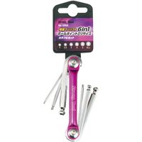 イチネンアクセス 6in1 コンパクトレンチセット ボールポイント 12965（直送品）