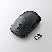 エスコ [単3x1本] ワイヤレスマウス(ブラック) EA764AA-65C 1セット(3個)（直送品）