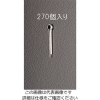 エスコ 2.0x20mm 割ピン(ステンレス製/270本) EA949WM-220 1セット(540本:270本×2パック)（直送品）