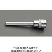 エスコ 1/2”DR/12x100mm [INHEX]ビットソケット EA618KV-12 1セット(4個)（直送品）