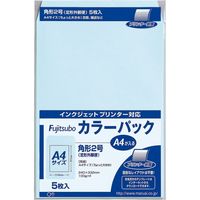 マルアイ クラフト封筒　藤壺カラーパック　角２　ウスミズ PK-21PS 1セット（50枚：5枚×10袋）