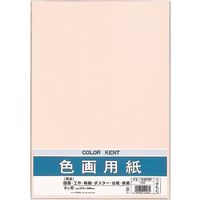 マルアイ 8つ切り色画用紙 N822 うすもも Pエ-N82RP 10袋（100枚：10枚入×10）（直送品）