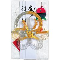 マルアイ 新金封 大檀金環蝶10本帯花のし 短冊3枚入 キ-676 1セット(5枚)