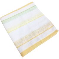 林 ハンドタオル 日本製 消臭加工 フレッシュボーダー 30枚セット イエロー（黄） WC026203（直送品）