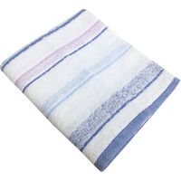 林 フェイスタオル 日本製 消臭加工 フレッシュボーダー 15枚セット ブルー（青） FC026201（直送品）