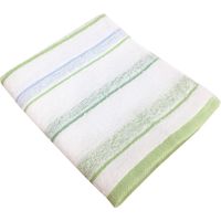 林 フェイスタオル 日本製 消臭加工 フレッシュボーダー 15枚セット グリーン（緑） FC026204（直送品）