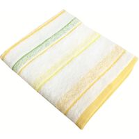 林 フェイスタオル 日本製 消臭加工 フレッシュボーダー 15枚セット イエロー（黄） FC026203（直送品）