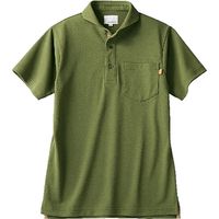 住商モンブラン ポロシャツ 兼用 半袖 オリーブOV2511-4_S（直送品）