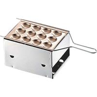 カンダ 炭火用 チョボ焼セット（プレートx2.カンテキx1） 067022（直送品）