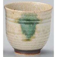 アースモス 美濃焼 湯呑 イラボ織部湯呑（小） （6個入）（直送品）