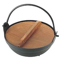 カンダ アルミ黒塗り田舎鍋 15cm 292023 1セット(1個×6)