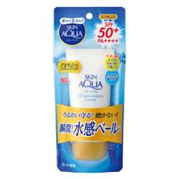 【アウトレット】【Goエシカル】スキンアクア スーパーモイスチャーエッセンス SPF50+ PA++++ 80g ロート製薬　日焼け止め