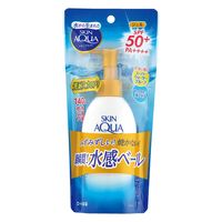 【アウトレット】【Goエシカル】スキンアクア スーパーモイスチャージェル ポンプ SPF50+ PA++++ 140g ロート製薬