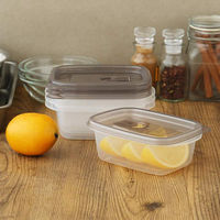 保存容器 電子レンジ対応 スマートフラップ 角型 S 400ml 1個（4個入） ロハコ （LOHACO） オリジナル