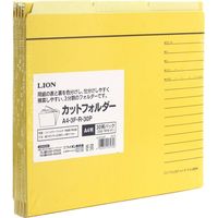 ライオン事務器 カットフォルダー　Ａ４判　3つ山　３０冊パックA4-3F-R-30P 13175（直送品）