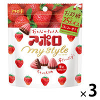 チョコレート菓子 アポロ　マイスタイル 1セット（1個×3）