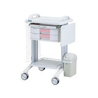 アズワン カレンカートII(PC・ステンレスバット仕様) ピンク SC-PC1SP 1台 7-8433-01（直送品）