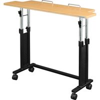 【車上渡し】 Bauhutte キーボードスタンド 幅1000×奥行330×高さ975mm 木目調 BHM-1000-WD 1台（直送品）