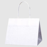 シモジマ Pスムースバッグ 25-19 白無地 1袋25枚入 003155300 【紙袋】