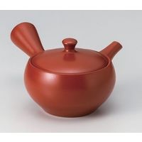 アースモス 常滑 急須 人水作朱泥碗形無地帯網 utw-48925903（直送品）