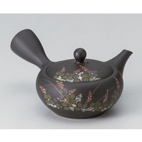 アースモス 常滑 急須 昭萠作 黒泥平丸形萩 帯網 utw-51209901（直送品）