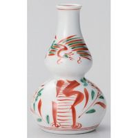 アースモス 美濃焼 赤絵花鳥瓢型徳利 utw-33202053 (2個入)（直送品）