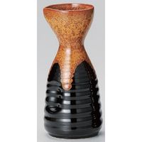 アースモス 美濃焼 天目金流徳利1.5号 utw-33938512 (5個入)（直送品）