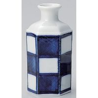 アースモス 美濃焼 市松六角小徳利 utw-32405191 (3個入)（直送品）