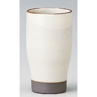 アースモス 美濃焼 白瀬戸ピルスナー utw-32705204 （3個入）（直送品）