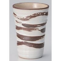 アースモス 美濃焼 白ガラスビアカップ utw-33025205 （4個入）（直送品）