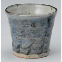 アースモス 美濃焼 窯変呉須面取カップ utw-35911202 (5個入)（直送品）