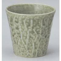 アースモス 美濃焼 グリーン伊良保焼酎カップ utw-35514203 (8個入)（直送品）
