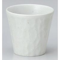 アースモス 美濃焼 白釉ソギロック utw-35520633 (10個入)（直送品）