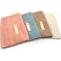 小杉善 甘撚りコーマカラーフェイスタオル（アイボリー）5枚組 ZGTAP-2561IV（直送品）