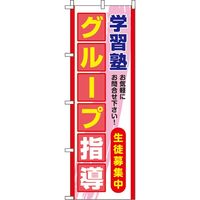 イタミアート グループ指導 赤 のぼり旗 0270057IN（直送品）