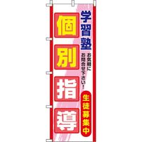 イタミアート 個別指導 赤 のぼり旗 0270095IN（直送品）
