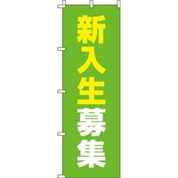 イタミアート 新入生募集 黄緑 のぼり旗 0270099IN（直送品）