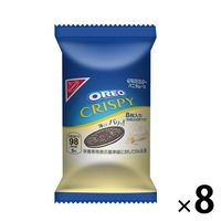 【アウトレット】モンデリーズ・ジャパン オレオクリスピーバニラムース シングルパック 1箱（8袋入）