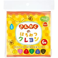 銀鳥産業 さんかくのはちみつクレヨン６色 472-006 1セット（3個）